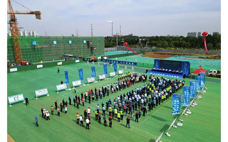 天華實(shí)業(yè)集團(tuán)成功舉辦2023年東營市建筑施工生產(chǎn)安全事故應(yīng)急預(yù)案演練暨廣饒縣“安全生產(chǎn)月”活動啟動儀式
